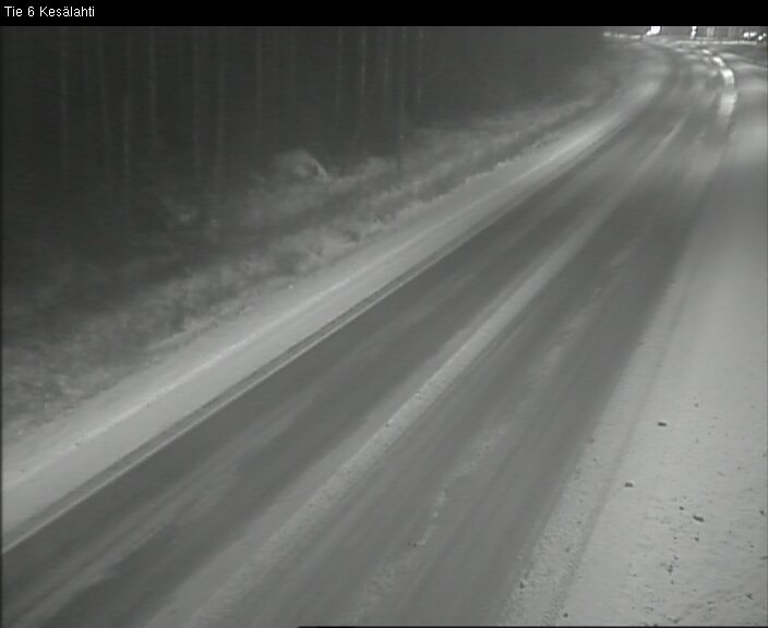 Weather Camera Image Väg 6 Kitee, Kesälax, Kitee, Pohjois-Karjala
