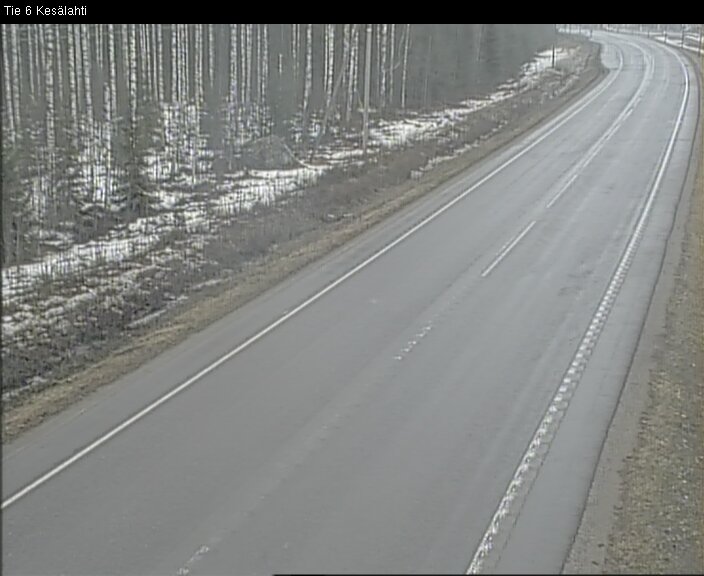 Weather Camera Image Road 6 Kitee, Kesälahti, Kitee, Pohjois-Karjala