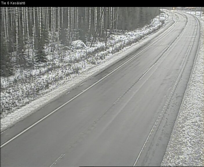 Weather Camera Image Road 6 Kitee, Kesälahti, Kitee, Pohjois-Karjala