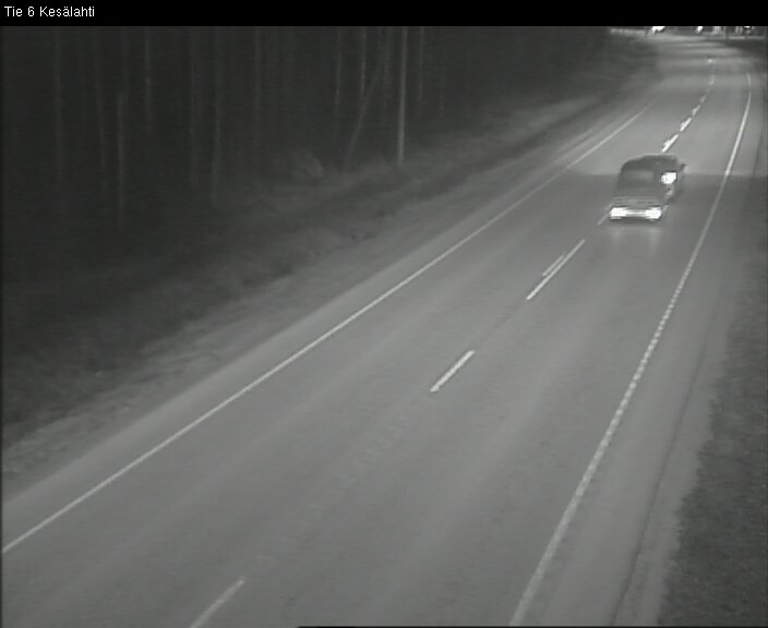 Weather Camera Image Road 6 Kitee, Kesälahti, Kitee, Pohjois-Karjala