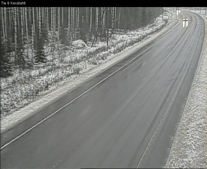 Weather Camera Image Road 6 Kitee, Kesälahti, Kitee, Pohjois-Karjala