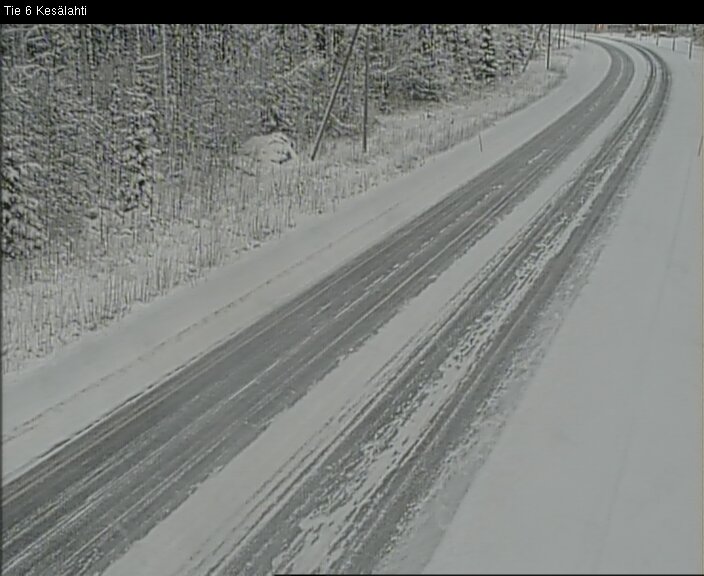 Weather Camera Image Road 6 Kitee, Kesälahti, Kitee, Pohjois-Karjala