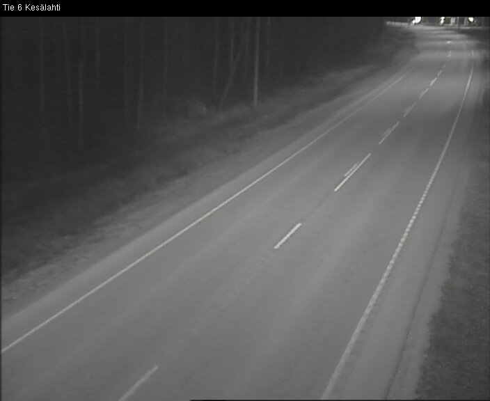 Weather Camera Image Road 6 Kitee, Kesälahti, Kitee, Pohjois-Karjala
