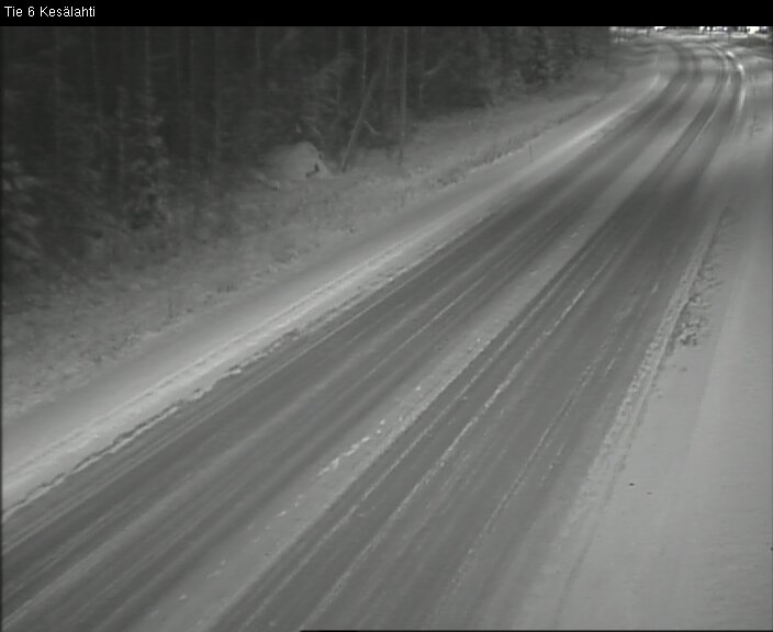 Weather Camera Image Väg 6 Kitee, Kesälax, Kitee, Pohjois-Karjala