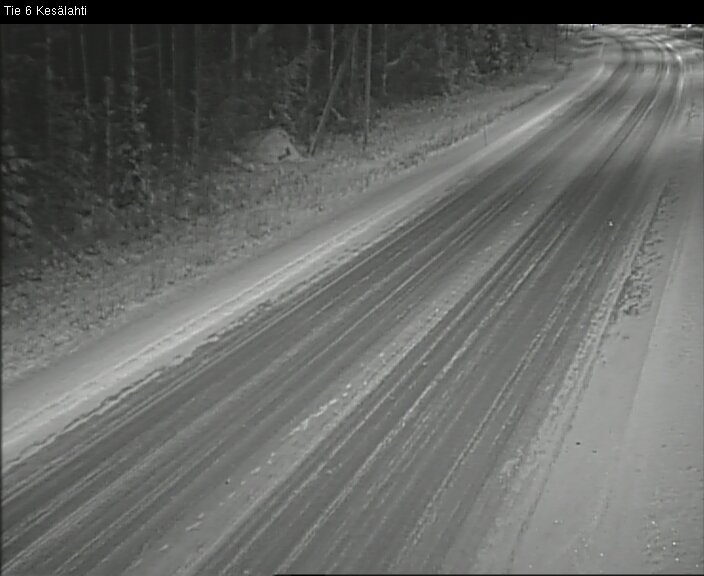 Weather Camera Image Road 6 Kitee, Kesälahti, Kitee, Pohjois-Karjala