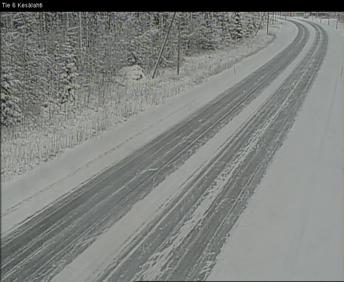 Weather Camera Image Road 6 Kitee, Kesälahti, Kitee, Pohjois-Karjala
