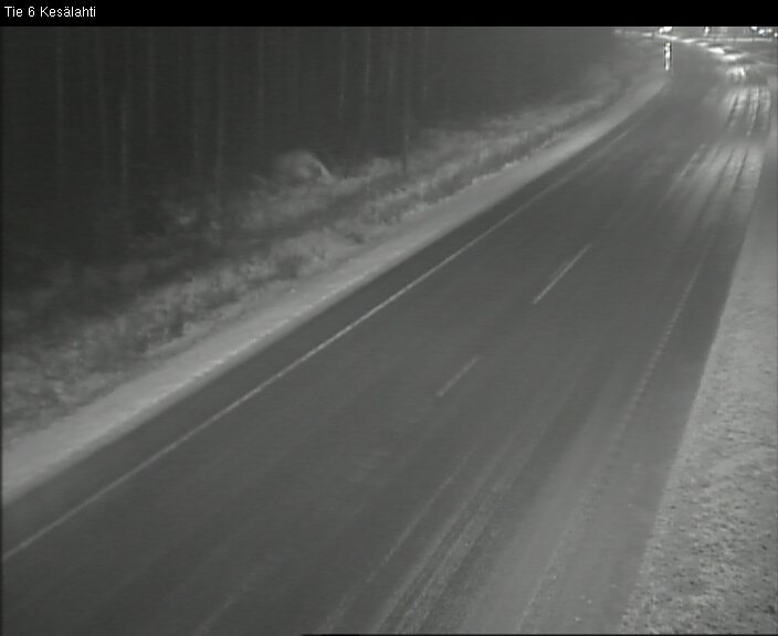 Weather Camera Image Road 6 Kitee, Kesälahti, Kitee, Pohjois-Karjala