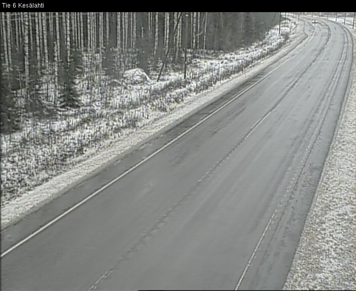 Weather Camera Image Road 6 Kitee, Kesälahti, Kitee, Pohjois-Karjala