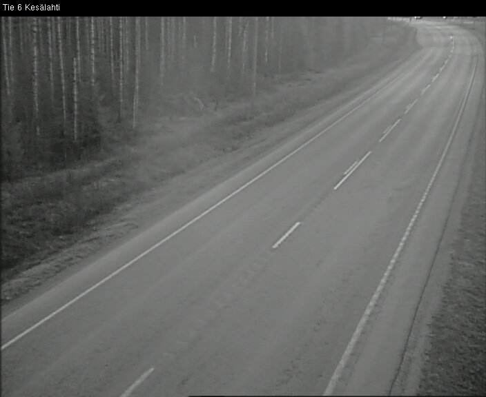 Weather Camera Image Road 6 Kitee, Kesälahti, Kitee, Pohjois-Karjala