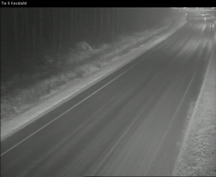 Weather Camera Image Väg 6 Kitee, Kesälax, Kitee, Pohjois-Karjala
