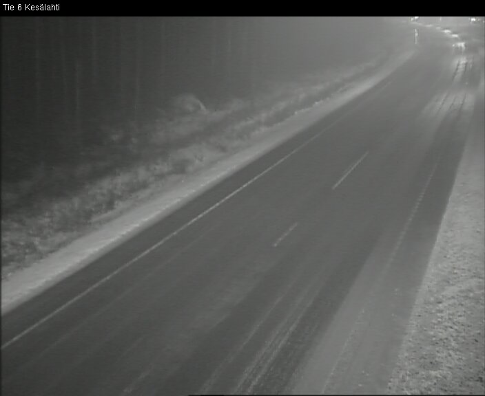 Weather Camera Image Road 6 Kitee, Kesälahti, Kitee, Pohjois-Karjala