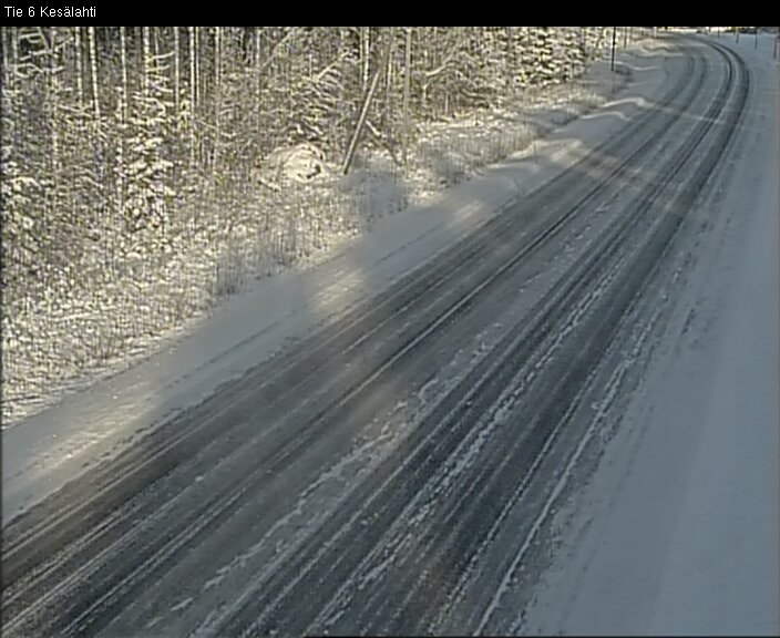 Weather Camera Image Road 6 Kitee, Kesälahti, Kitee, Pohjois-Karjala