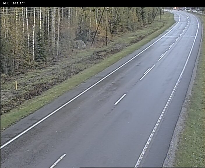 Weather Camera Image Road 6 Kitee, Kesälahti, Kitee, Pohjois-Karjala