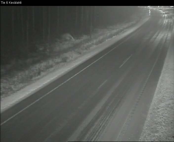 Weather Camera Image Väg 6 Kitee, Kesälax, Kitee, Pohjois-Karjala
