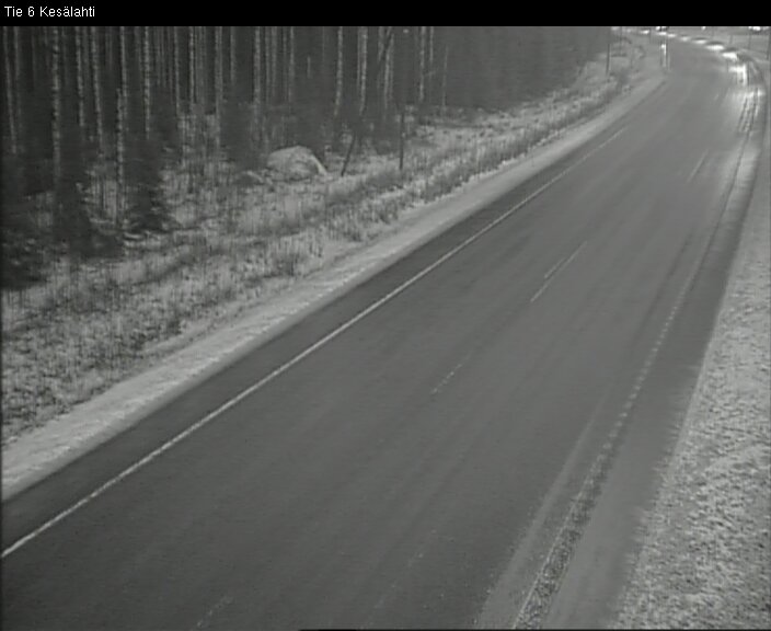 Weather Camera Image Road 6 Kitee, Kesälahti, Kitee, Pohjois-Karjala