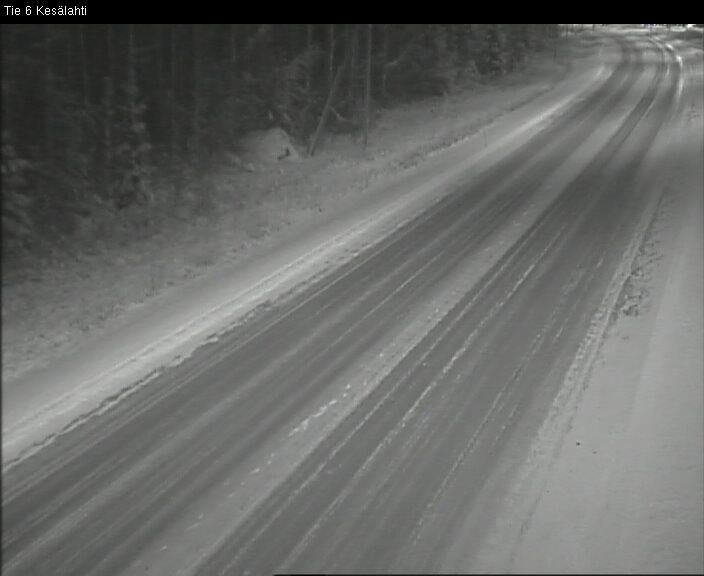 Weather Camera Image Väg 6 Kitee, Kesälax, Kitee, Pohjois-Karjala