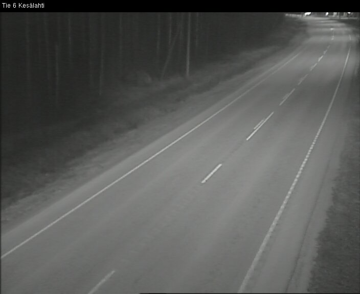 Weather Camera Image Road 6 Kitee, Kesälahti, Kitee, Pohjois-Karjala