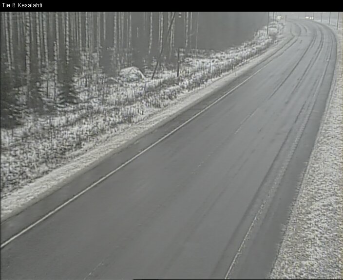 Weather Camera Image Road 6 Kitee, Kesälahti, Kitee, Pohjois-Karjala