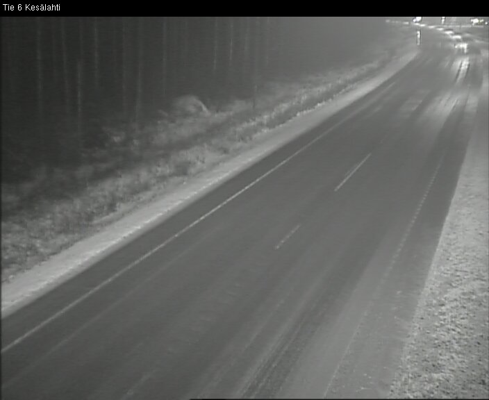 Weather Camera Image Road 6 Kitee, Kesälahti, Kitee, Pohjois-Karjala