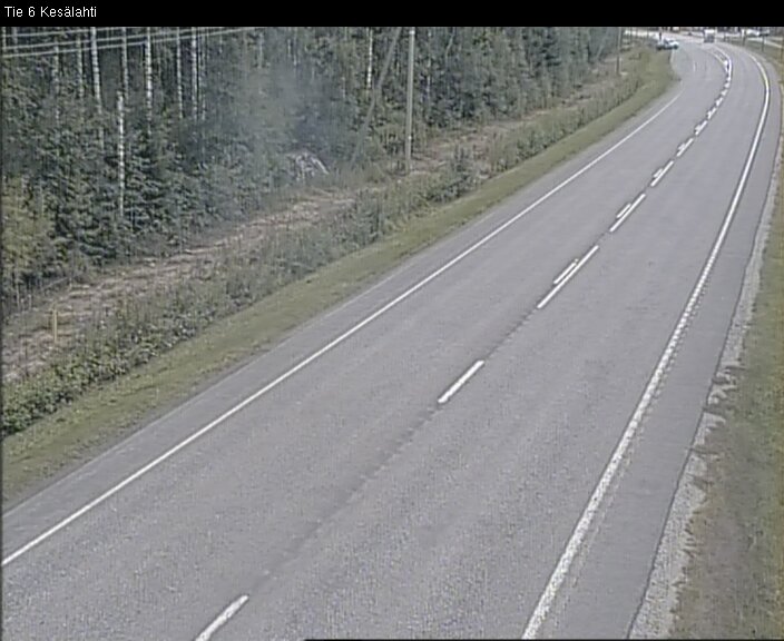 Weather Camera Image Road 6 Kitee, Kesälahti, Kitee, Pohjois-Karjala