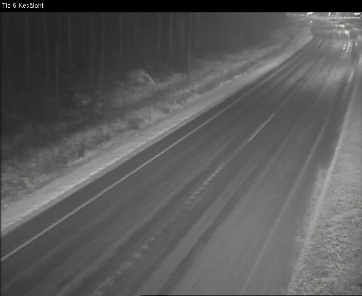 Weather Camera Image Väg 6 Kitee, Kesälax, Kitee, Pohjois-Karjala