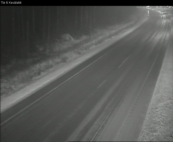 Weather Camera Image Väg 6 Kitee, Kesälax, Kitee, Pohjois-Karjala