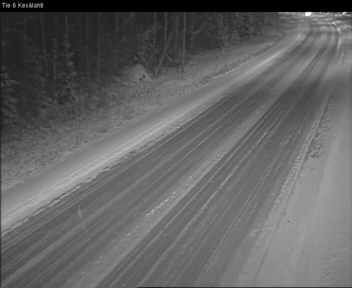 Weather Camera Image Väg 6 Kitee, Kesälax, Kitee, Pohjois-Karjala