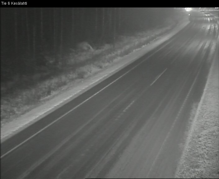 Weather Camera Image Väg 6 Kitee, Kesälax, Kitee, Pohjois-Karjala