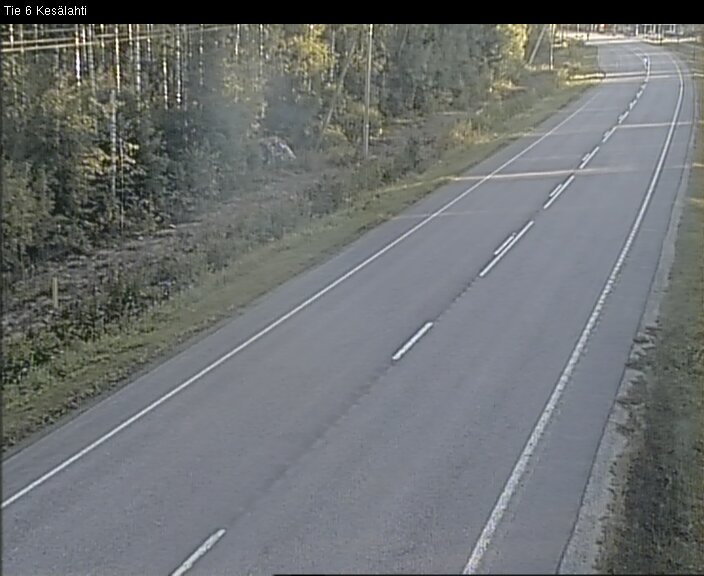 Weather Camera Image Road 6 Kitee, Kesälahti, Kitee, Pohjois-Karjala