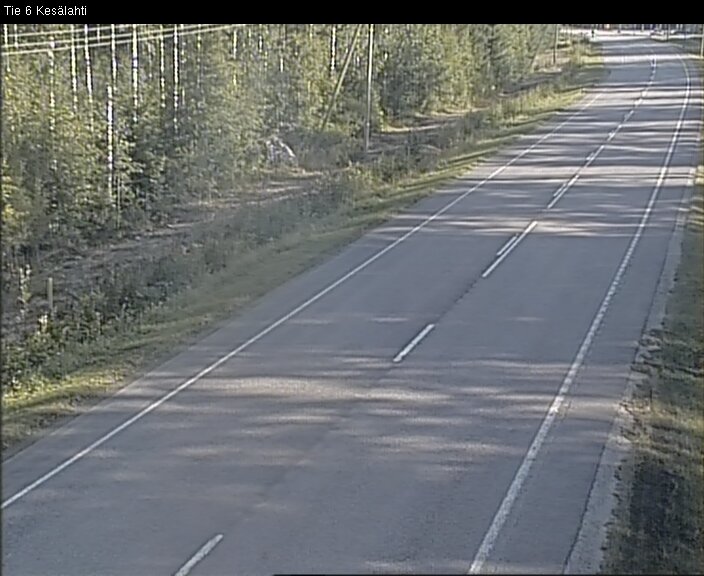 Weather Camera Image Road 6 Kitee, Kesälahti, Kitee, Pohjois-Karjala