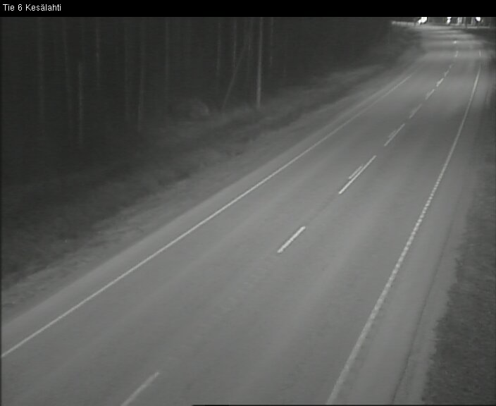 Weather Camera Image Road 6 Kitee, Kesälahti, Kitee, Pohjois-Karjala