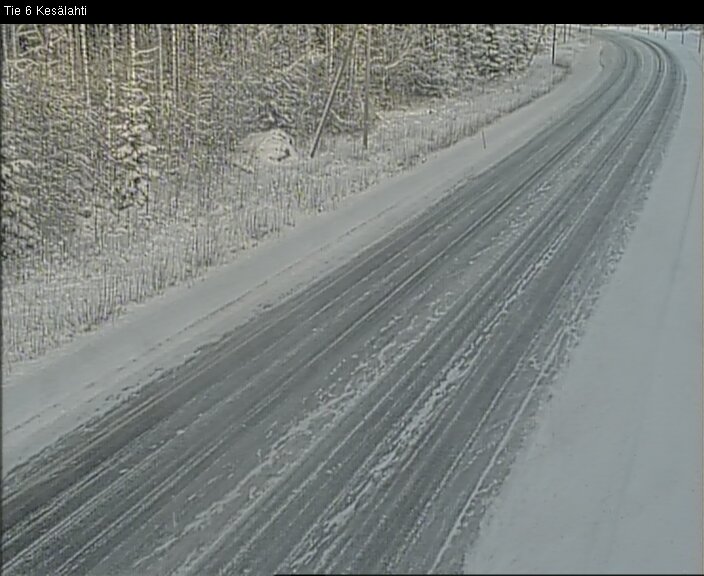 Weather Camera Image Road 6 Kitee, Kesälahti, Kitee, Pohjois-Karjala