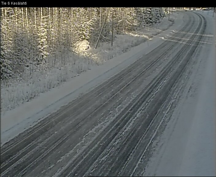 Weather Camera Image Road 6 Kitee, Kesälahti, Kitee, Pohjois-Karjala