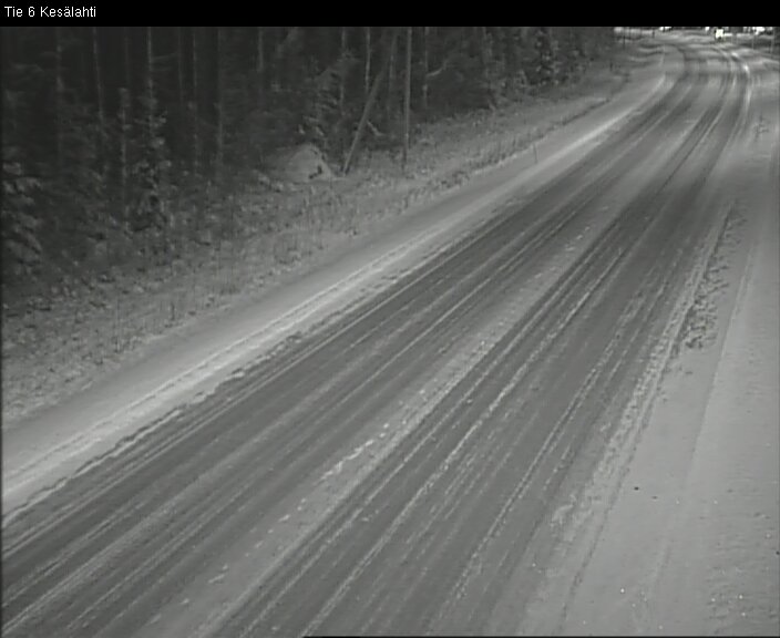 Weather Camera Image Road 6 Kitee, Kesälahti, Kitee, Pohjois-Karjala