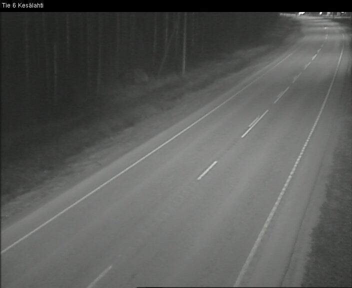 Weather Camera Image Road 6 Kitee, Kesälahti, Kitee, Pohjois-Karjala