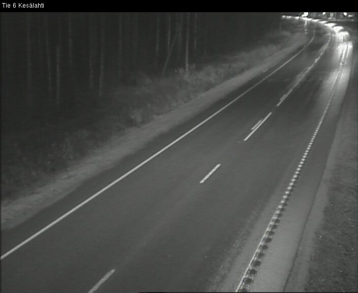 Weather Camera Image Väg 6 Kitee, Kesälax, Kitee, Pohjois-Karjala