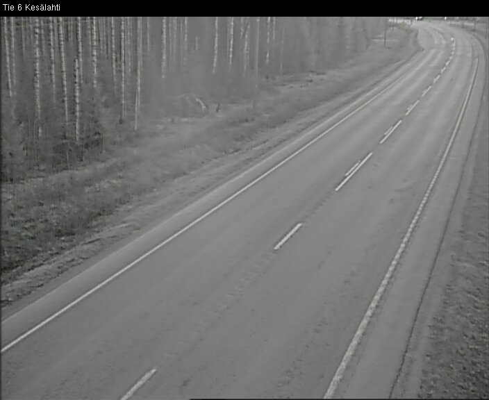 Weather Camera Image Road 6 Kitee, Kesälahti, Kitee, Pohjois-Karjala
