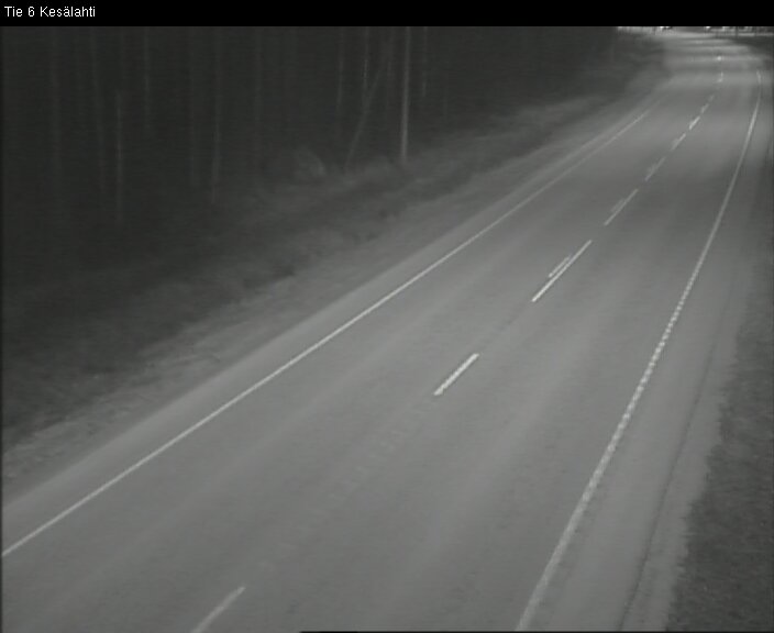 Weather Camera Image Road 6 Kitee, Kesälahti, Kitee, Pohjois-Karjala