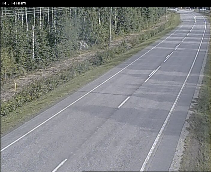 Weather Camera Image Road 6 Kitee, Kesälahti, Kitee, Pohjois-Karjala