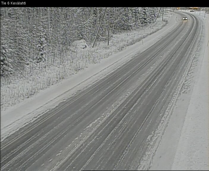 Weather Camera Image Road 6 Kitee, Kesälahti, Kitee, Pohjois-Karjala