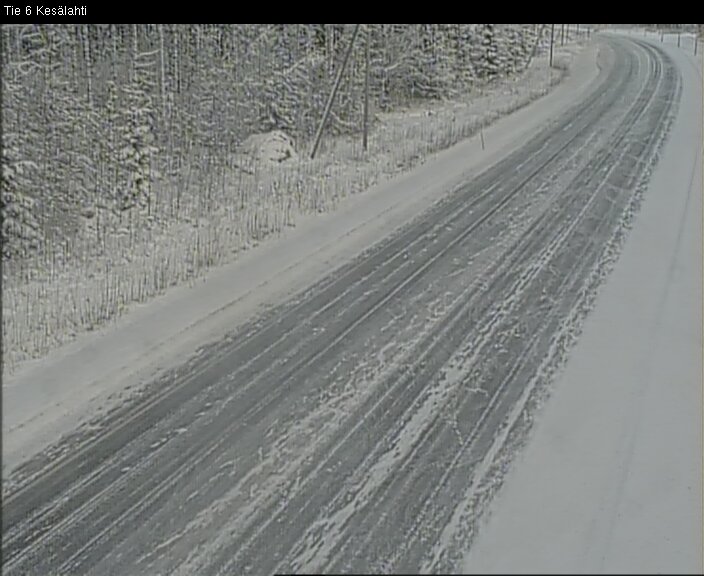 Weather Camera Image Road 6 Kitee, Kesälahti, Kitee, Pohjois-Karjala