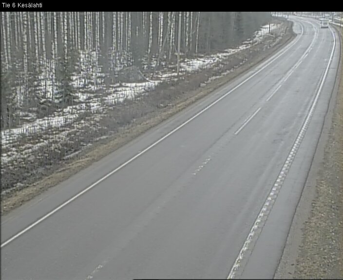 Weather Camera Image Road 6 Kitee, Kesälahti, Kitee, Pohjois-Karjala