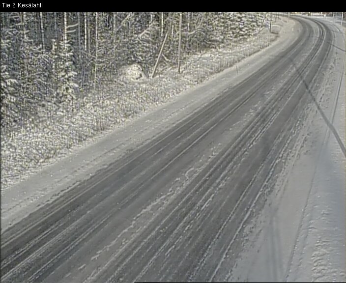 Weather Camera Image Road 6 Kitee, Kesälahti, Kitee, Pohjois-Karjala