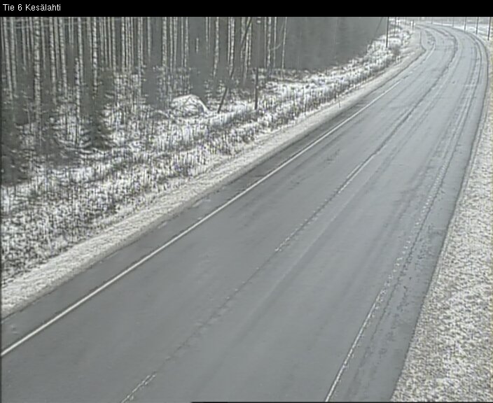 Weather Camera Image Road 6 Kitee, Kesälahti, Kitee, Pohjois-Karjala