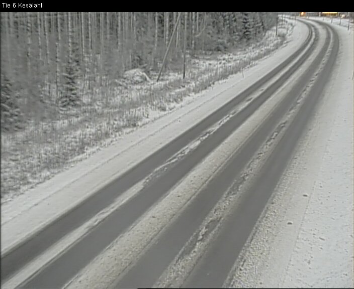 Kelikamerat Kuva Tie 6 Kitee, Kesälahti, Kitee, Pohjois-Karjala