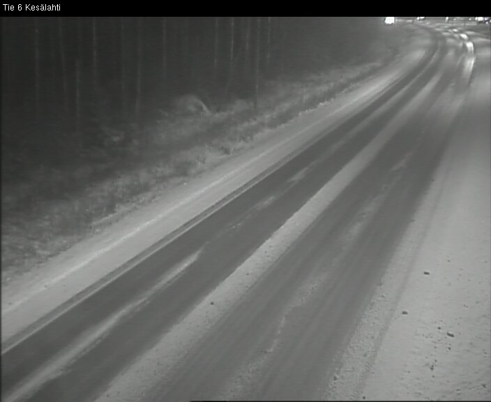 Weather Camera Image Väg 6 Kitee, Kesälax, Kitee, Pohjois-Karjala