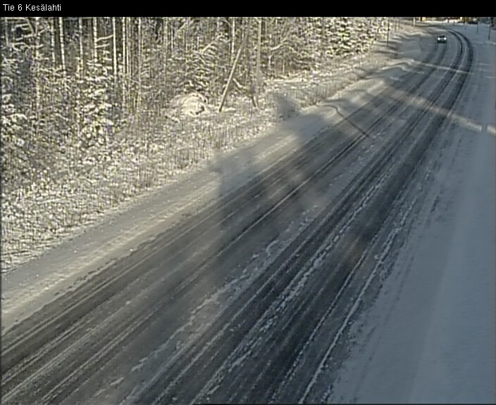 Weather Camera Image Road 6 Kitee, Kesälahti, Kitee, Pohjois-Karjala