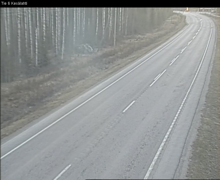 Weather Camera Image Road 6 Kitee, Kesälahti, Kitee, Pohjois-Karjala