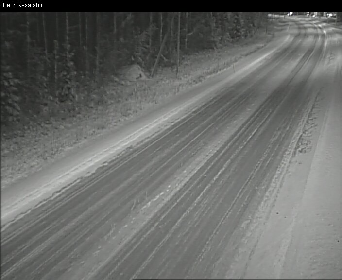 Weather Camera Image Väg 6 Kitee, Kesälax, Kitee, Pohjois-Karjala