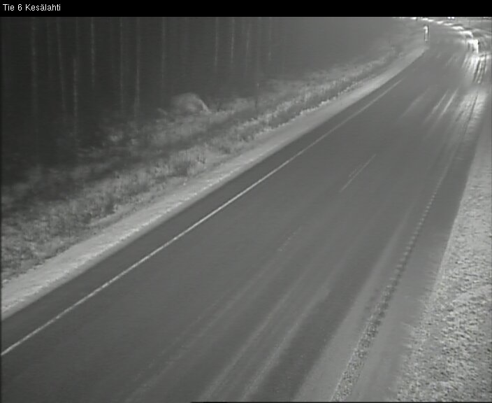 Weather Camera Image Road 6 Kitee, Kesälahti, Kitee, Pohjois-Karjala